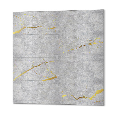 Quadratische wandpaneel selbstklebend Marmordesign mit eleganter Note