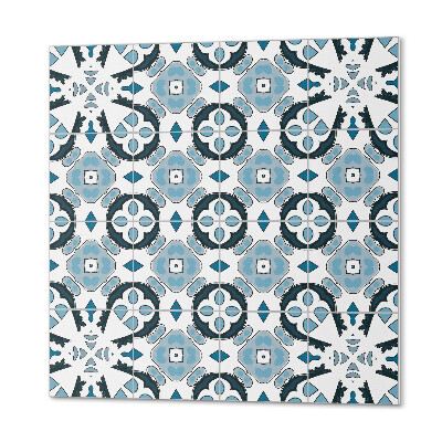 Quadratische wandpaneel Gekachelte geometrische Kompositionen