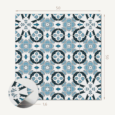 Quadratische wandpaneel Gekachelte geometrische Kompositionen