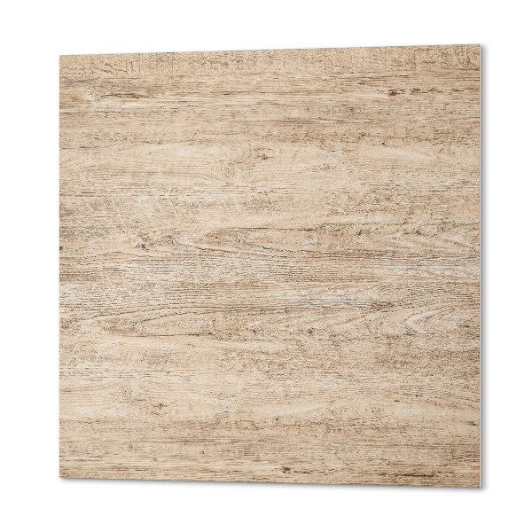 Quadratische wandpaneel Brett im Naturholzstil