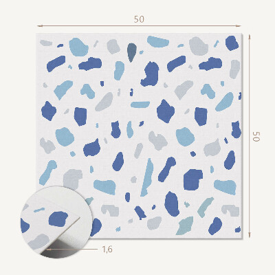 Quadratische wandpaneel selbstklebend Abstrakte Spots in künstlerischer Edition