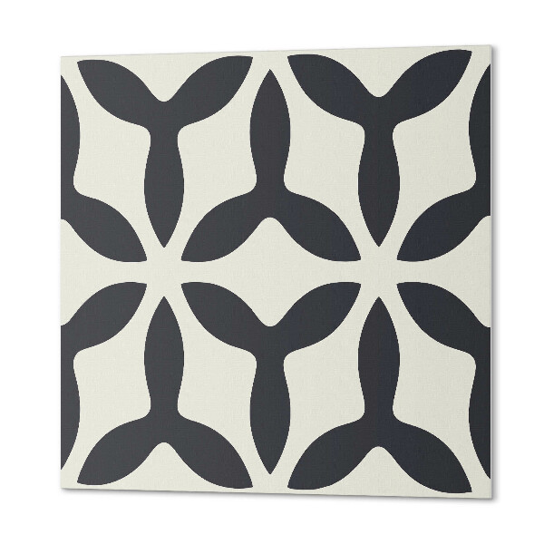 Quadratische wandpaneel selbstklebend Künstlerisches Design mit Flossen
