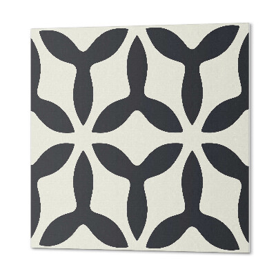 Quadratische wandpaneel selbstklebend Künstlerisches Design mit Flossen
