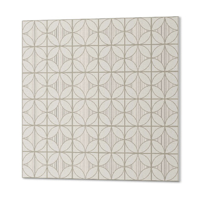 Quadratische wandpaneel Stilvolle Kreise im geometrischen Design