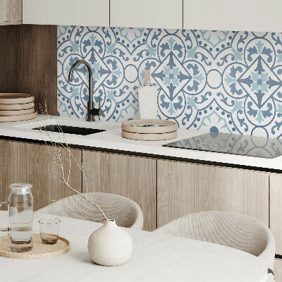 Quadratische wandpaneel Florale Muster in eleganten Ornamenten
