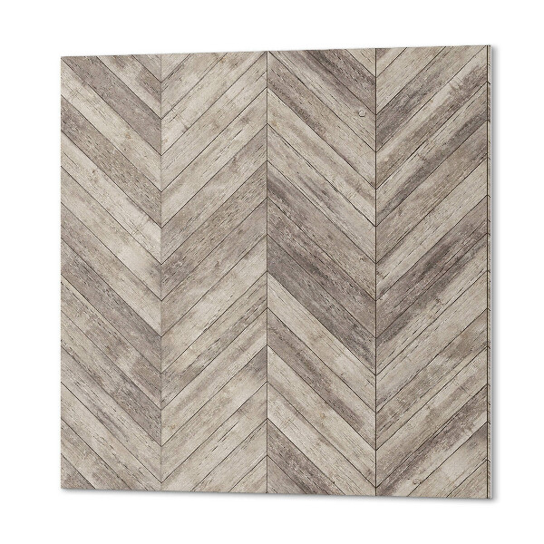 Quadratische wandpaneel selbstklebend Grafisches Fischgrätenmuster