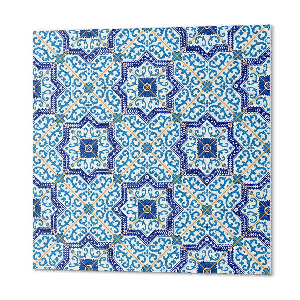 Quadratische wandpaneel selbstklebend Stilvolle Ornamente in kunstvoller Ausführung
