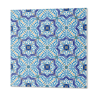 Quadratische wandpaneel selbstklebend Stilvolle Ornamente in kunstvoller Ausführung