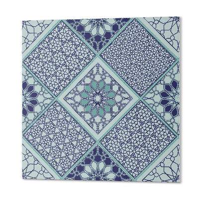 Quadratische wandpaneel selbstklebend Stilvolle Mosaike mit geometrischen Motiven