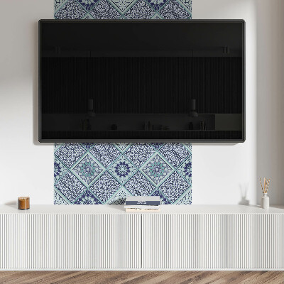 Quadratische wandpaneel selbstklebend Stilvolle Mosaike mit geometrischen Motiven