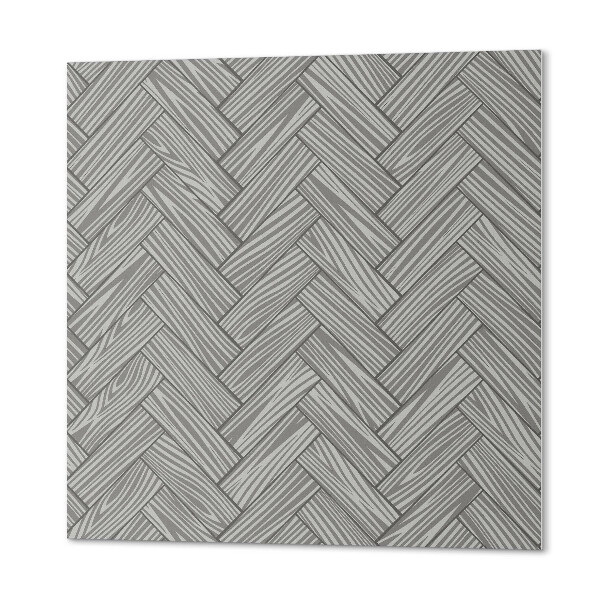 Quadratische wandpaneel Holzgeflecht
