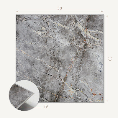 Quadratische wandpaneel selbstklebend Natürliches Mineralmuster