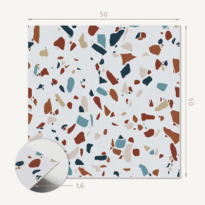 Quadratische wandpaneel Künstlerisches Mosaikmotiv