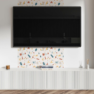 Quadratische wandpaneel selbstklebend Stilvolles Motiv mit abstrakten Formen
