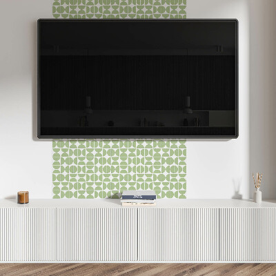 Quadratische wandpaneel selbstklebend Modernes Design von Rädern in Form der Abstraktion