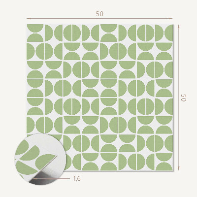 Quadratische wandpaneel selbstklebend Modernes Design von Rädern in Form der Abstraktion