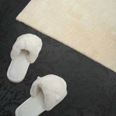 Quadratische wandpaneel selbstklebend Dezentes Pflanzendesign