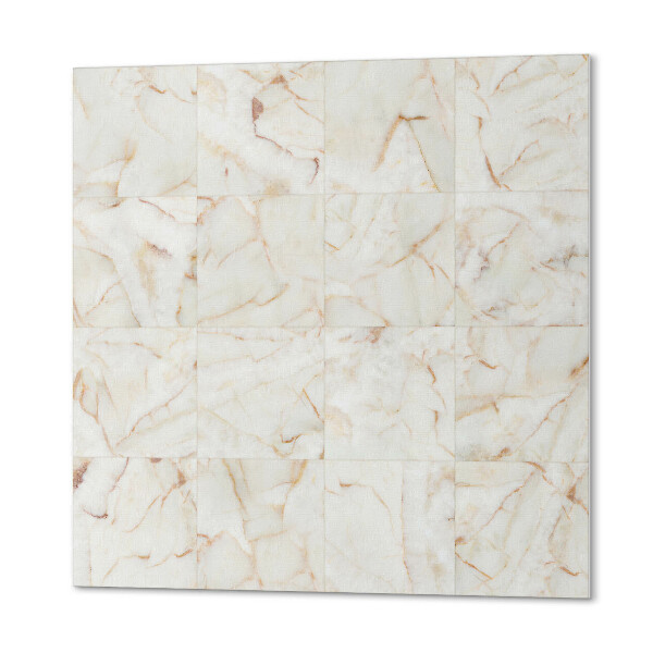 Quadratische wandpaneel selbstklebend Elegantes Marmormuster