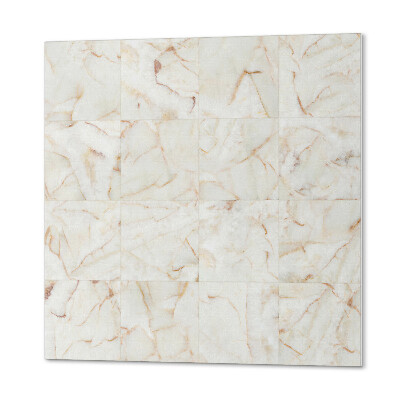Quadratische wandpaneel selbstklebend Elegantes Marmormuster