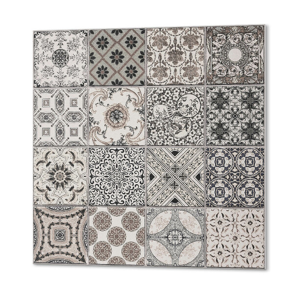 Quadratische wandpaneel Stilvolle Designs aus der Vintage-Ära