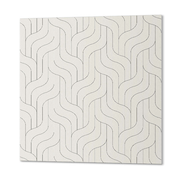 Quadratische wandpaneel Geometrisches Muster