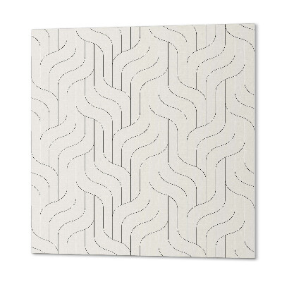 Quadratische wandpaneel Geometrisches Muster
