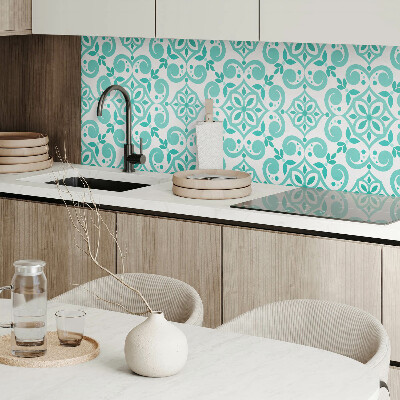 Quadratische wandpaneel Muster mit floraler Inspiration