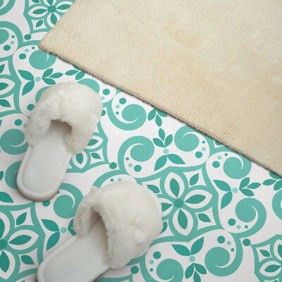 Quadratische wandpaneel Muster mit floraler Inspiration