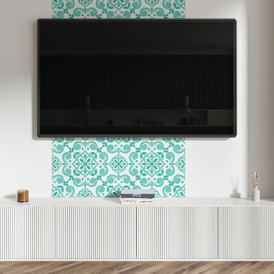Quadratische wandpaneel Muster mit floraler Inspiration