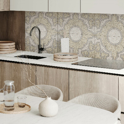 Quadratische wandpaneel Mosaikmuster mit dekorativen Details