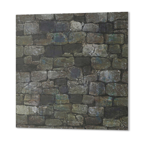 Quadratische wandpaneel Steintexturmotiv