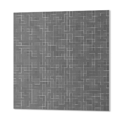Quadratische wandpaneel Moderne Linien in abstrakter Edition