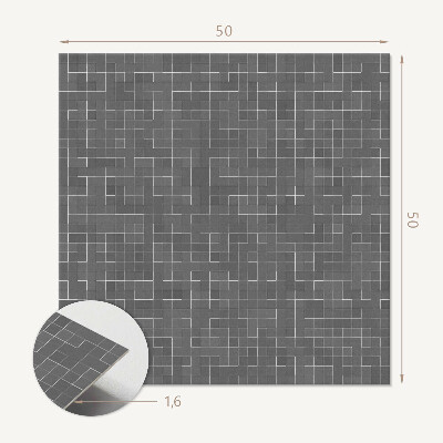 Quadratische wandpaneel Moderne Linien in abstrakter Edition