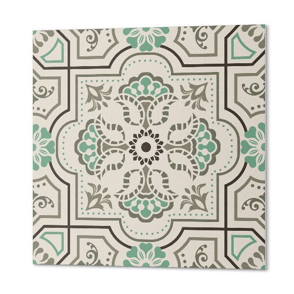 Quadratische wandpaneel selbstklebend Grafisches Motiv mit geometrischen Elementen