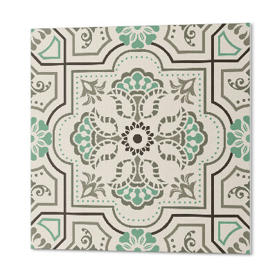 Quadratische wandpaneel selbstklebend Grafisches Motiv mit geometrischen Elementen