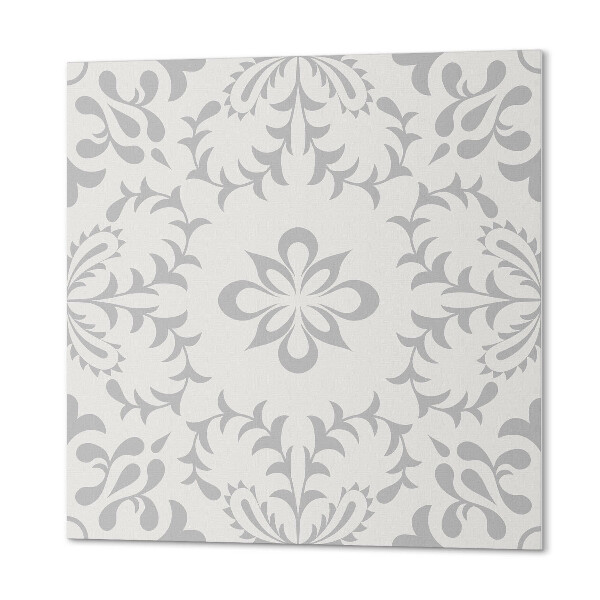 Quadratische wandpaneel selbstklebend Florales Design mit ausdrucksstarken Details