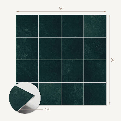 Quadratische wandpaneel Kreatives Fliesendesign