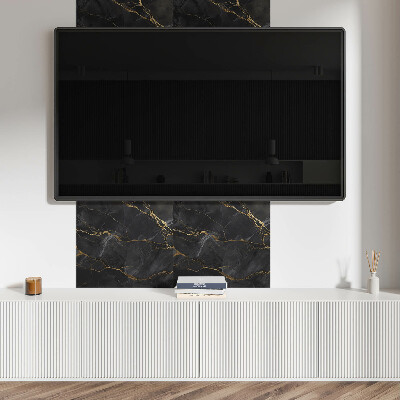 Quadratische wandpaneel selbstklebend Marmormotiv mit eleganter Maserung