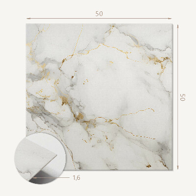 Quadratische wandpaneel selbstklebend Exquisites Marmormuster