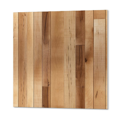 Quadratische wandpaneel selbstklebend Holz im natürlichen Stil