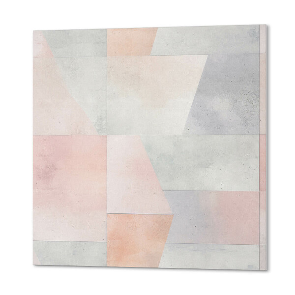 Quadratische wandpaneel selbstklebend Pastellfarbene geometrische Formen