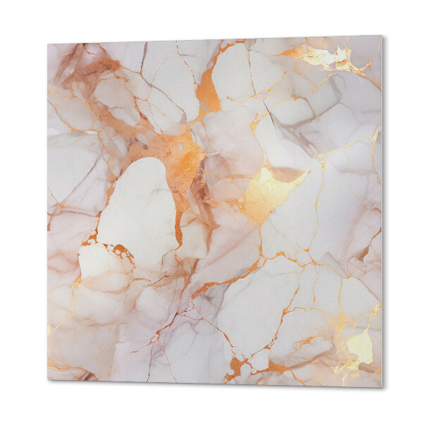 Quadratische wandpaneel selbstklebend Elegantes Marmormuster mit Adern
