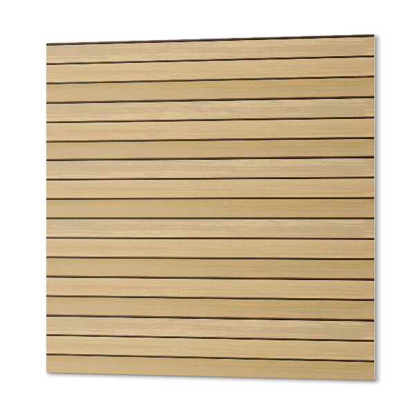 Quadratische wandpaneel selbstklebend Paralleles Holzplankenmuster