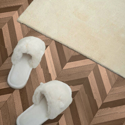 Quadratische wandpaneel Fischgrätmuster aus Holz im klassischen Stil