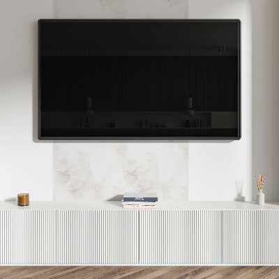 Quadratische wandpaneel Die subtilen Linien des Marmordesigns
