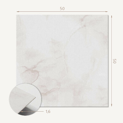 Quadratische wandpaneel Die subtilen Linien des Marmordesigns