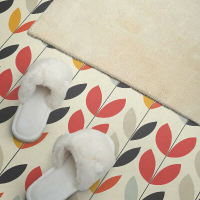 Quadratische wandpaneel selbstklebend Blattdesign