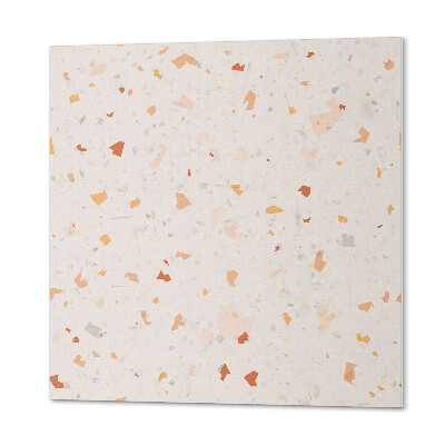 Quadratische wandpaneel Stilvolles Terrazzo-Design
