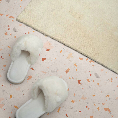 Quadratische wandpaneel Stilvolles Terrazzo-Design
