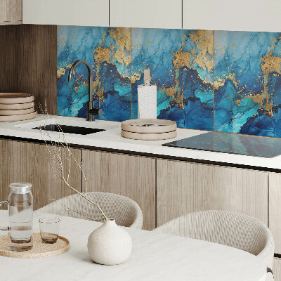 Quadratische wandpaneel selbstklebend Von Wasser inspirierte Abstraktion